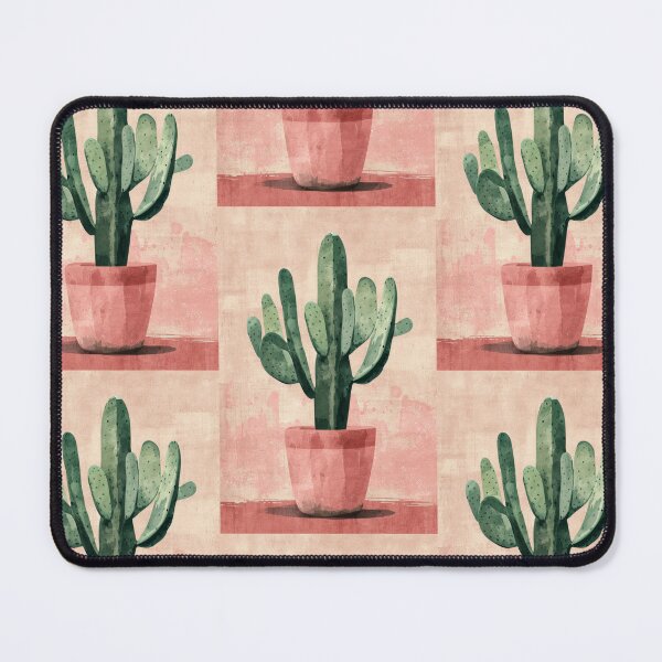 Item preview, Soothing Serenity: Minimalist Cactus Fresco Inspired by Rusticcore Abstractions designed and sold by Piotrek0001.