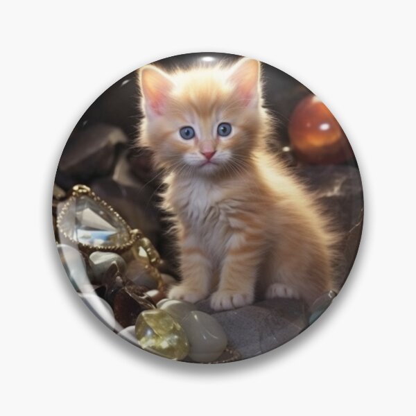 Item preview, Kitten and Crystals designed and sold by Solace Sparkles.