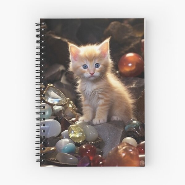 Item preview, Kitten and Crystals designed and sold by Solace Sparkles.