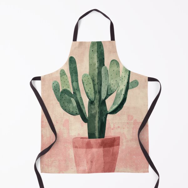 Item preview, Soothing Serenity: Minimalist Cactus Fresco Inspired by Rusticcore Abstractions designed and sold by Piotrek0001.