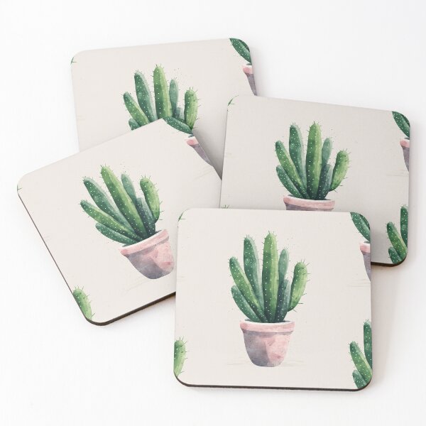 Item preview, Soothing Serenity: Minimalist Cactus Fresco Inspired by Rusticcore Abstractions designed and sold by Piotrek0001.
