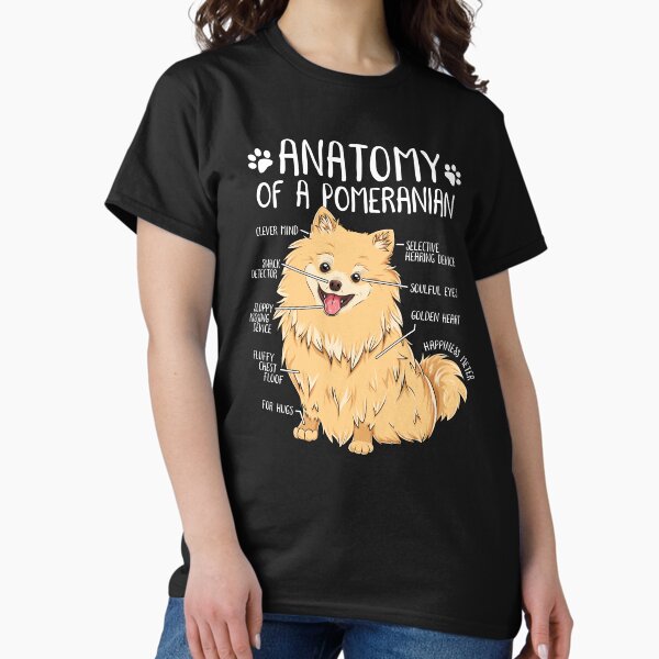 Item preview, Funny Anatomy Pomeranian Dog Pom Dog Lover Cute Zwergspitz designed and sold by lanynx design.
