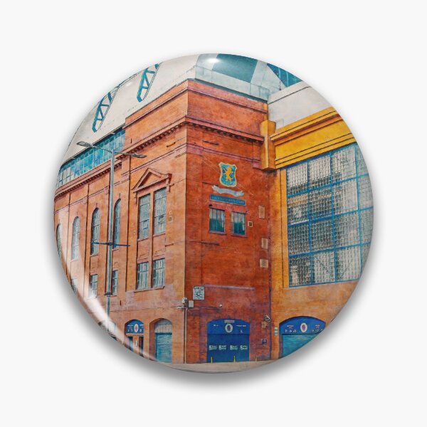 Item preview, Glasgow Rangers Ibrox Stadium Scotland Watercolour Effect designed and sold by GG WALL ART.