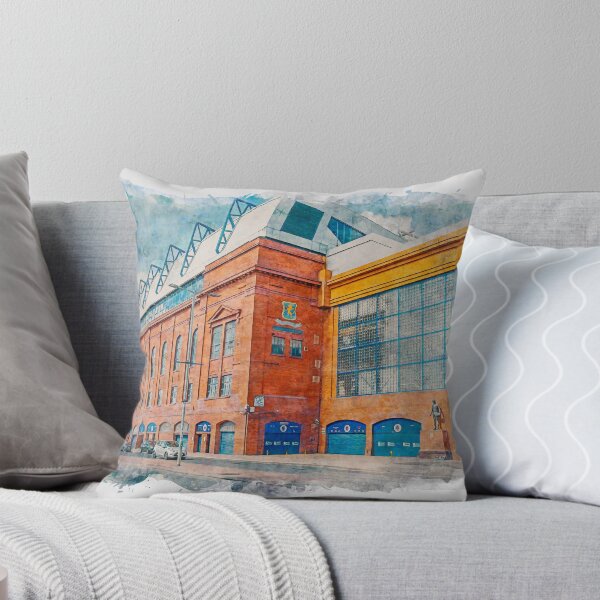 Item preview, Glasgow Rangers Ibrox Stadium Scotland Watercolour Effect designed and sold by GG WALL ART.