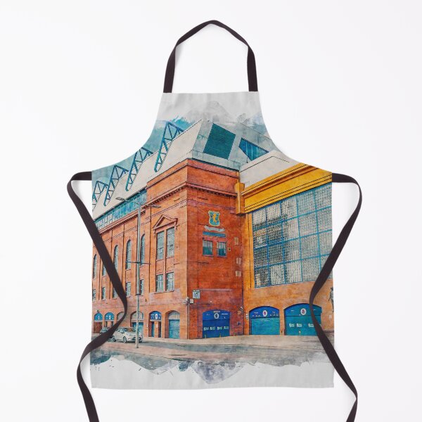 Item preview, Glasgow Rangers Ibrox Stadium Scotland Watercolour Effect designed and sold by GG WALL ART.