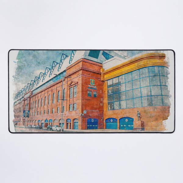 Item preview, Glasgow Rangers Ibrox Stadium Scotland Watercolour Effect designed and sold by GG WALL ART.