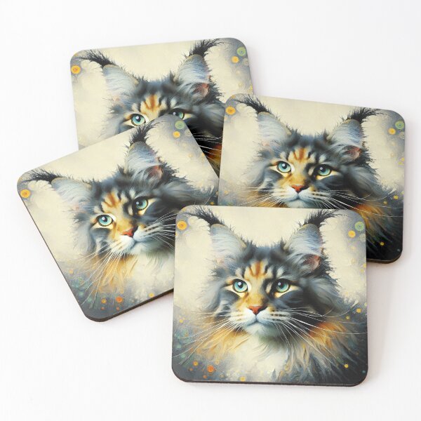 Item preview, Édouard's Whiskered Tapestry: Maine Coon Elysium designed and sold by BastKittyStore.