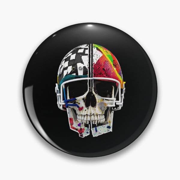 Item preview, American football skull. designed and sold by The Rust Lab.