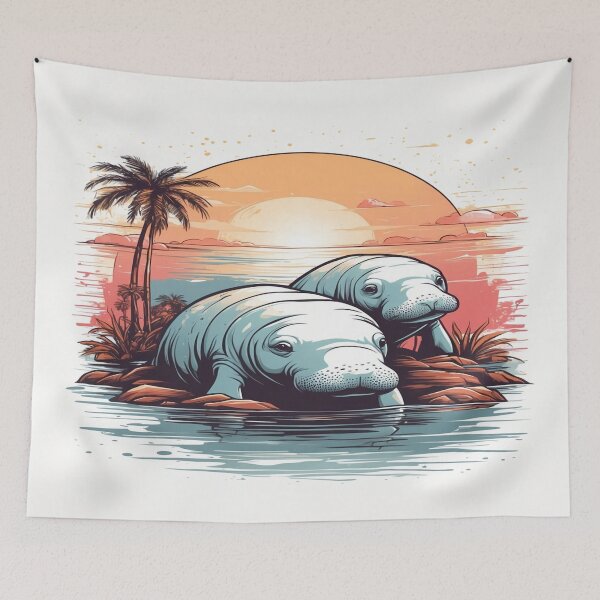 Item preview, save the floaty potatoes Manatees designed and sold by dimaxstore.