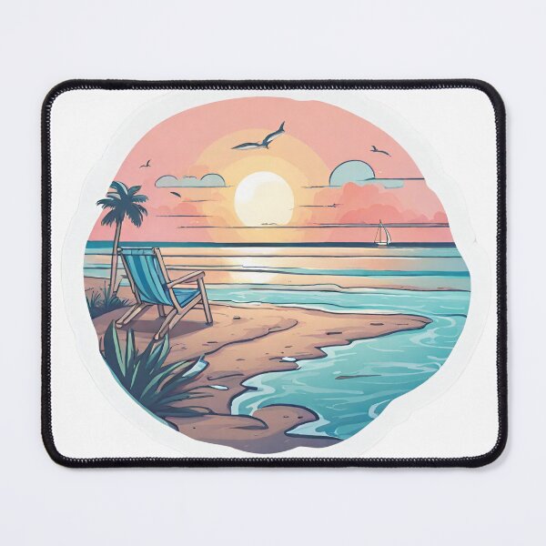 Aperçu de l'œuvre Bonne nuit, plage créée et vendue par AllThingsOcean.