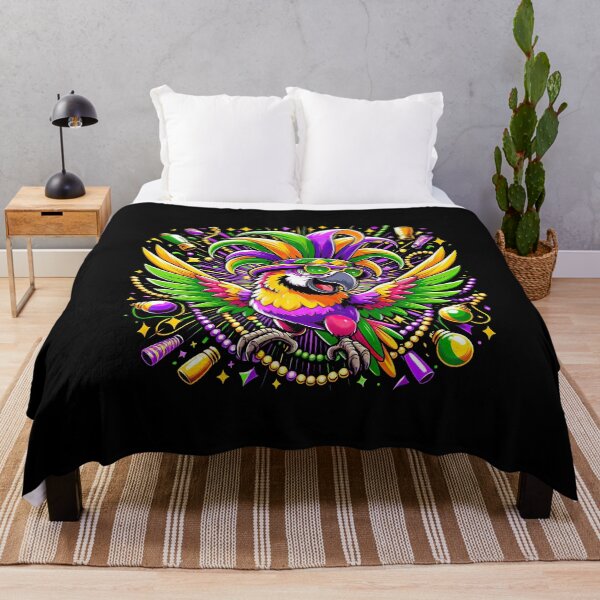 Artikelvorschau, Papagei-Mardi-Gras-T-Shirt, Karnevalsparade, Vogelliebhaber-Kostüm-T-Shirt entworfen und verkauft von MAPDDesigns.
