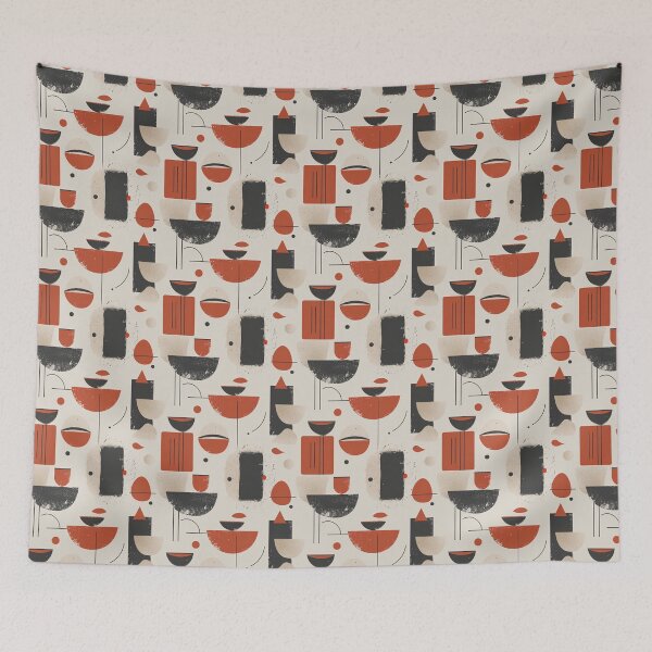 Item preview, Mid Century Modern Vibe Pattern #5 designed and sold by Geniecreatives.