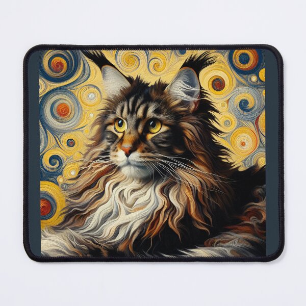Item preview, Édouard's Whiskered Odyssey: Maine Coon Rhapsody designed and sold by BastKittyStore.