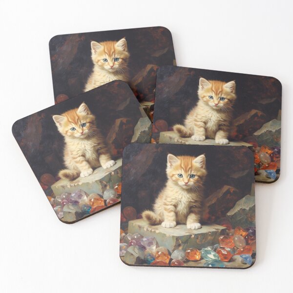 Item preview, Kitten and Crystals designed and sold by Solace Sparkles.