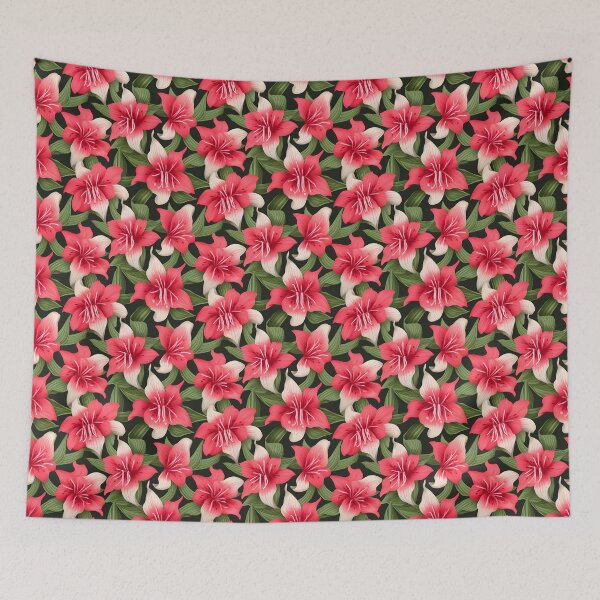 Item preview, Lily flower seamless pattern designed and sold by varinchai.