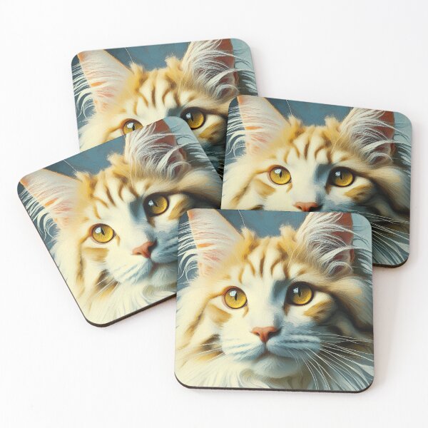 Item preview, Édouard's Whiskered Marvels: Maine Coon Muse designed and sold by BastKittyStore.
