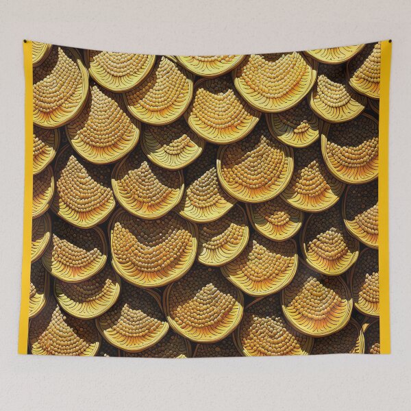 Item preview, Golden fish scales covering the entire screen designed and sold by filusattila.