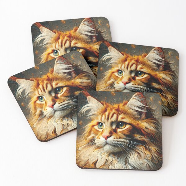 Item preview, Édouard's Whiskered Symphony: Maine Coon Serenity designed and sold by BastKittyStore.