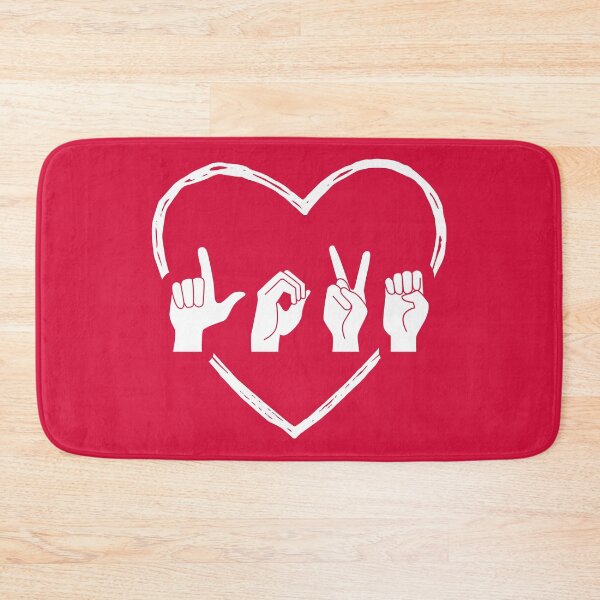 Item preview, ASL Love II - Valentine's Day designed and sold by Lemon Pepper.