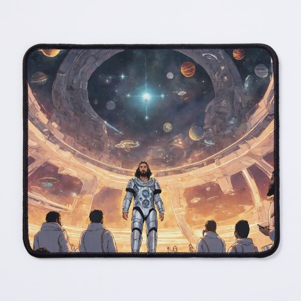 Item preview, Jesus preaching in space  designed and sold by eli-test.