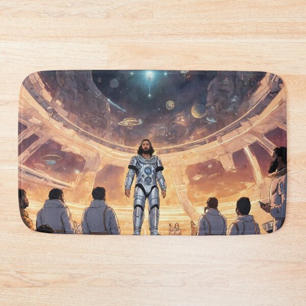 Item preview, Jesus preaching in space  designed and sold by eli-test.