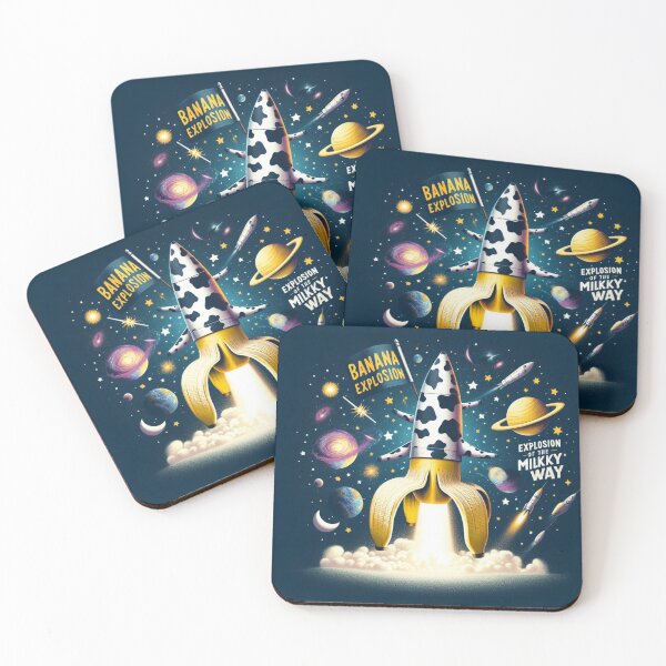 Item preview, Banana Blast-Off designed and sold by mYaro.