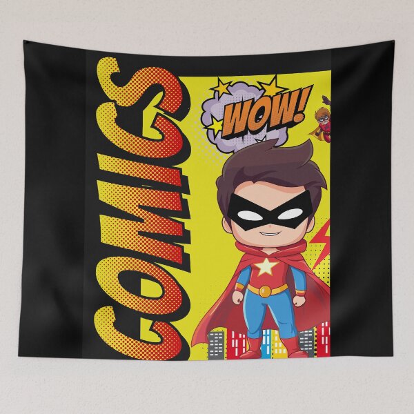 Item preview, Copy of Comic Book Boy with WOW designed and sold by Bennymp.
