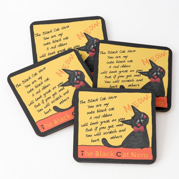 Item preview, the black cat nero, cat designed and sold by zzzozzo.