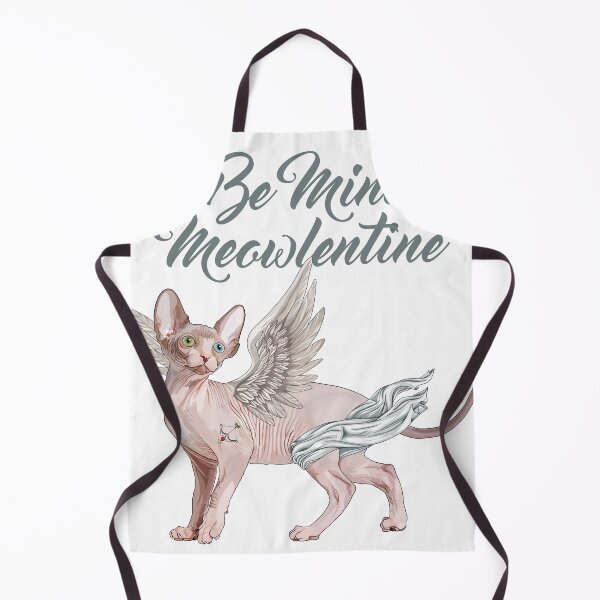 Item preview, Be Mine Meowlentine, Valentines Day Sphynx Cat Cupid designed and sold by Carleah Unique.
