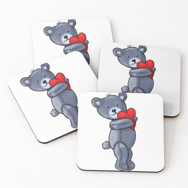 Item preview, A cute bear with a heart designed and sold by Linda Dammann.