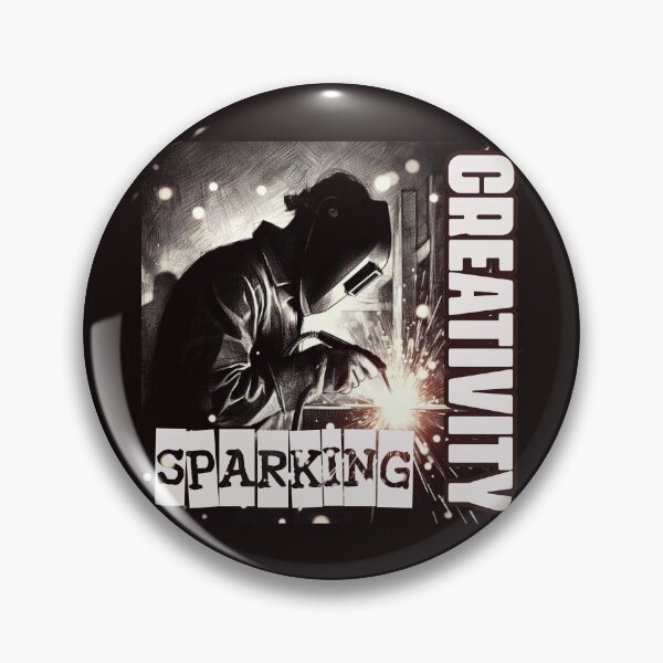 Item preview, Sparking Creativity in Monochrome Mastery: Precision and Innovation in Welding designed and sold by SplashTastic.