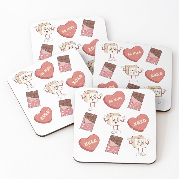 Item preview, vintage valentine's day candy marshmallow design designed and sold by PERsonalthreads.