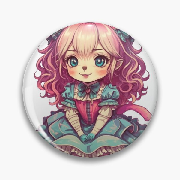 Artikelvorschau, Aufkleber Pin Chibi #11 entworfen und verkauft von AnimaBlu.
