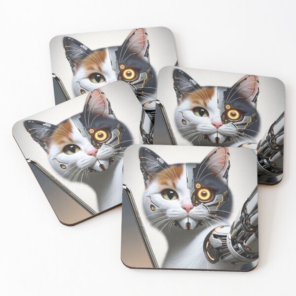 Item preview, Calico Cat Cool Robot Avatar.  designed and sold by clecticuk.