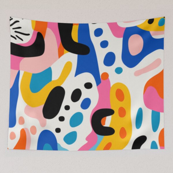 Item preview, Stephen Ormandy Inspired Pop culture Bold Colourful Eccentric Grafitti like Abstract Art. designed and sold by NortonArt.