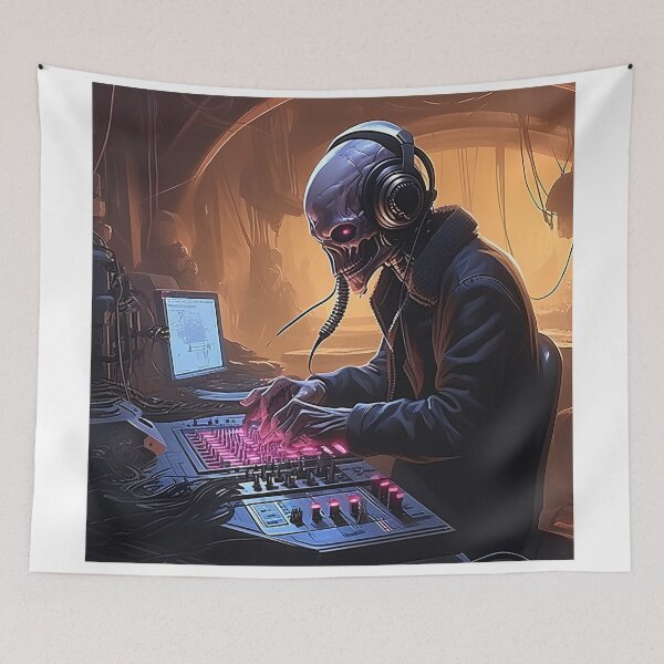 Item preview, Alien technician  designed and sold by eli-test.
