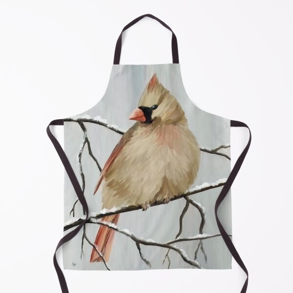 Item preview, Female Northern Cardinal In Winter designed and sold by studioart.