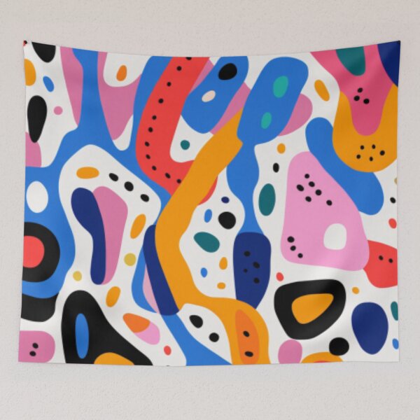 Item preview, Stephen Ormandy Inspired Pop culture Bold Colourful Eccentric Grafitti like Abstract Art. designed and sold by NortonArt.
