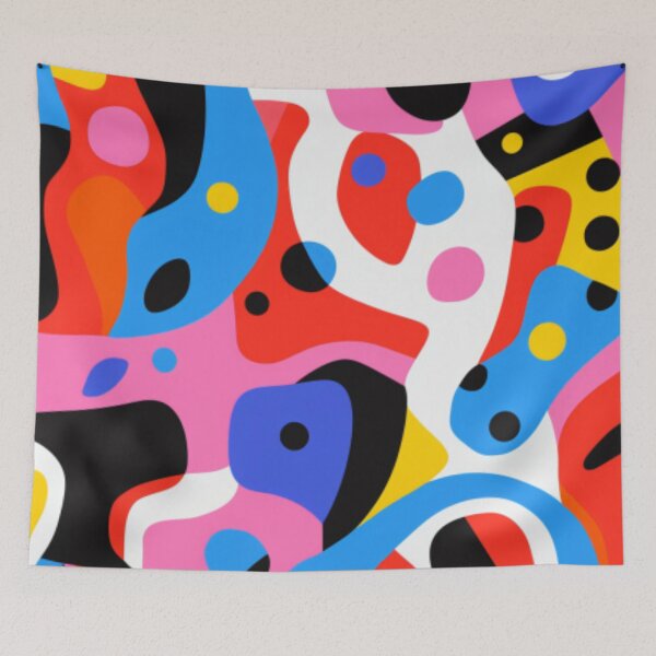 Item preview, Stephen Ormandy Inspired Pop culture Bold Colourful Eccentric Grafitti like Abstract Art. designed and sold by NortonArt.