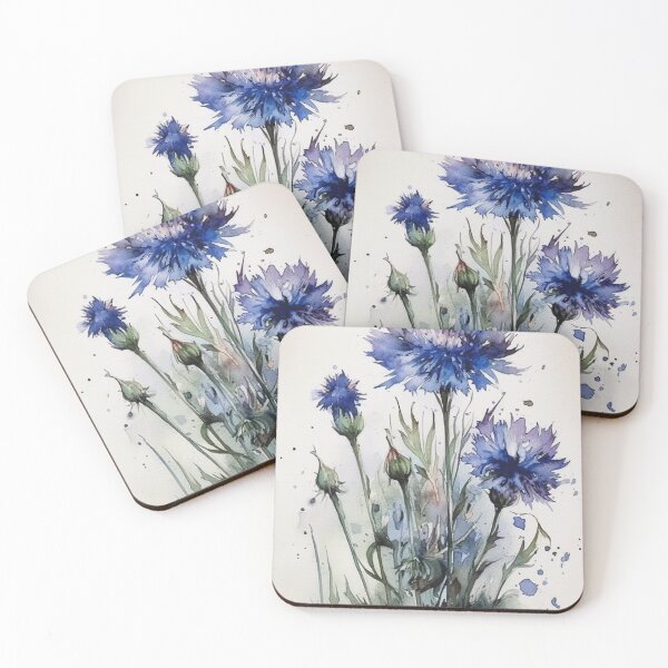 Item preview, watercolor flowers designed and sold by nemfisart.