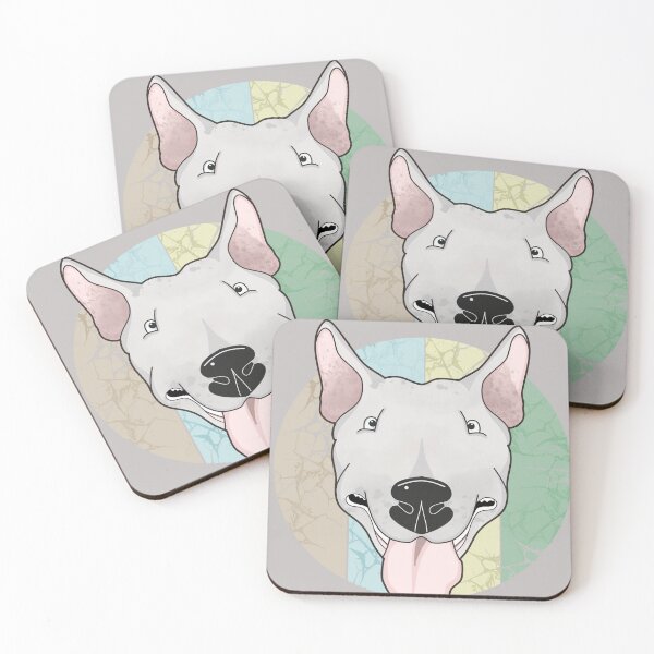 Item preview, happy Bull Terrier designed and sold by hemp3x.