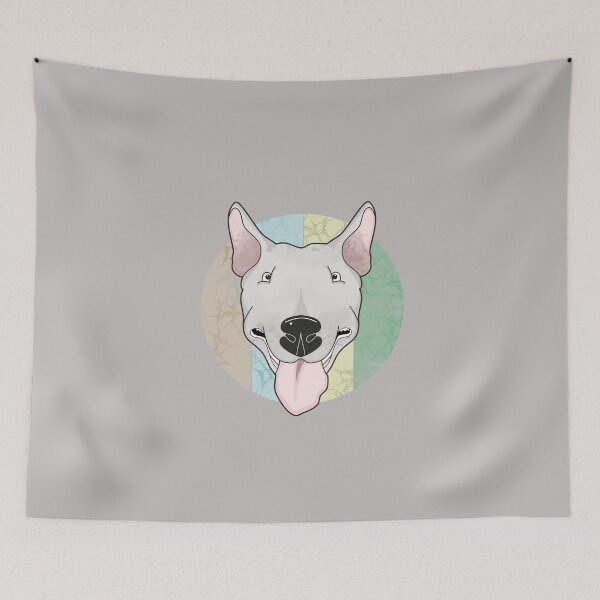 Item preview, happy Bull Terrier designed and sold by hemp3x.
