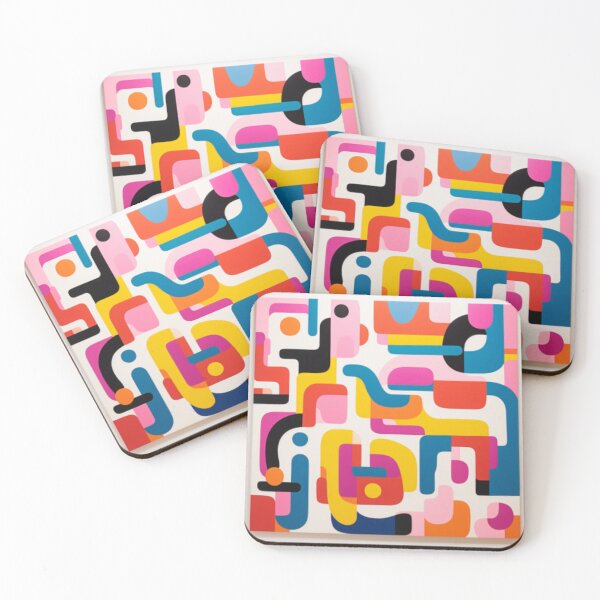 Item preview, Stephen Ormandy Inspired Pop culture Bold Colourful Eccentric Grafitti like Abstract Art. designed and sold by NortonArt.
