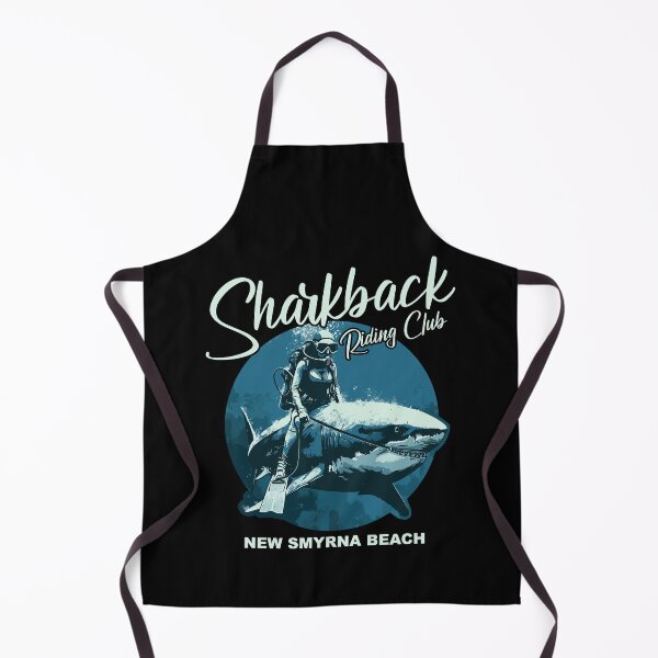 Item preview, Sharkback Riding Club New Smyrna Beach Funny Shark designed and sold by Bunkis1st.