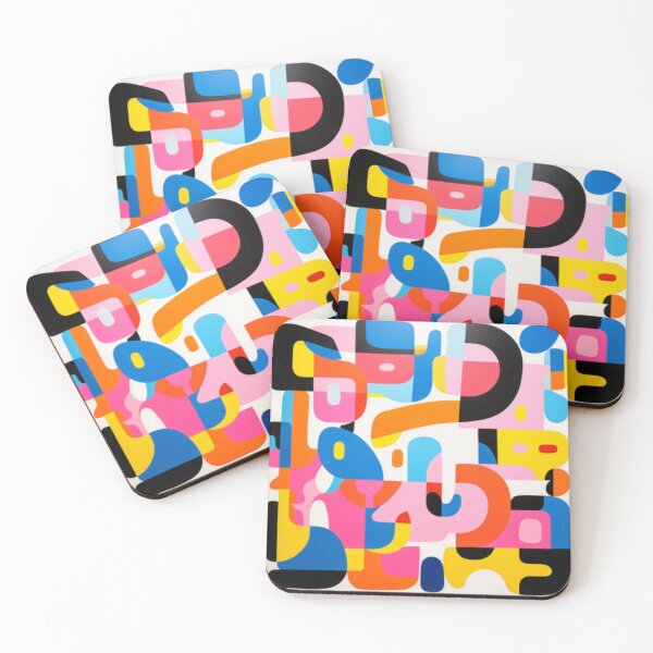 Item preview, Stephen Ormandy Inspired Pop culture Bold Colourful Eccentric Grafitti like Abstract Art. designed and sold by NortonArt.