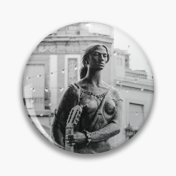 Item preview, Triana Flamenco Statue Seville Vertical bw designed and sold by eddiebarronshop.