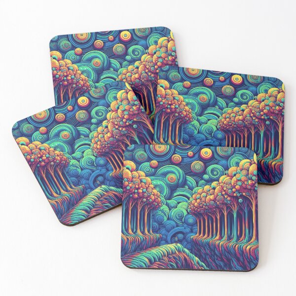 Item preview, A Trippy Forest Odyssey designed and sold by WhimsyRealm.