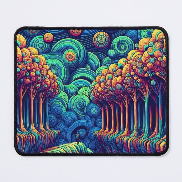 Item preview, A Trippy Forest Odyssey designed and sold by WhimsyRealm.
