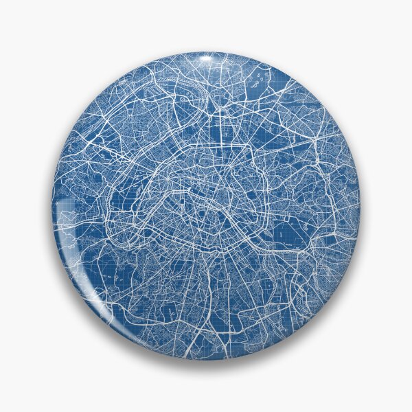 Item preview, Paris City Map of France - Blueprint designed and sold by deMAP.