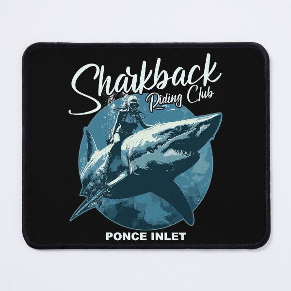 Item preview, Sharkback Riding Ponce Inlet Florida Funny Shark designed and sold by Bunkis1st.